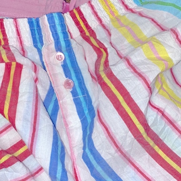 Victorias Secret PINK pajamas striped cotton size xsmall - Picture 5 of 7